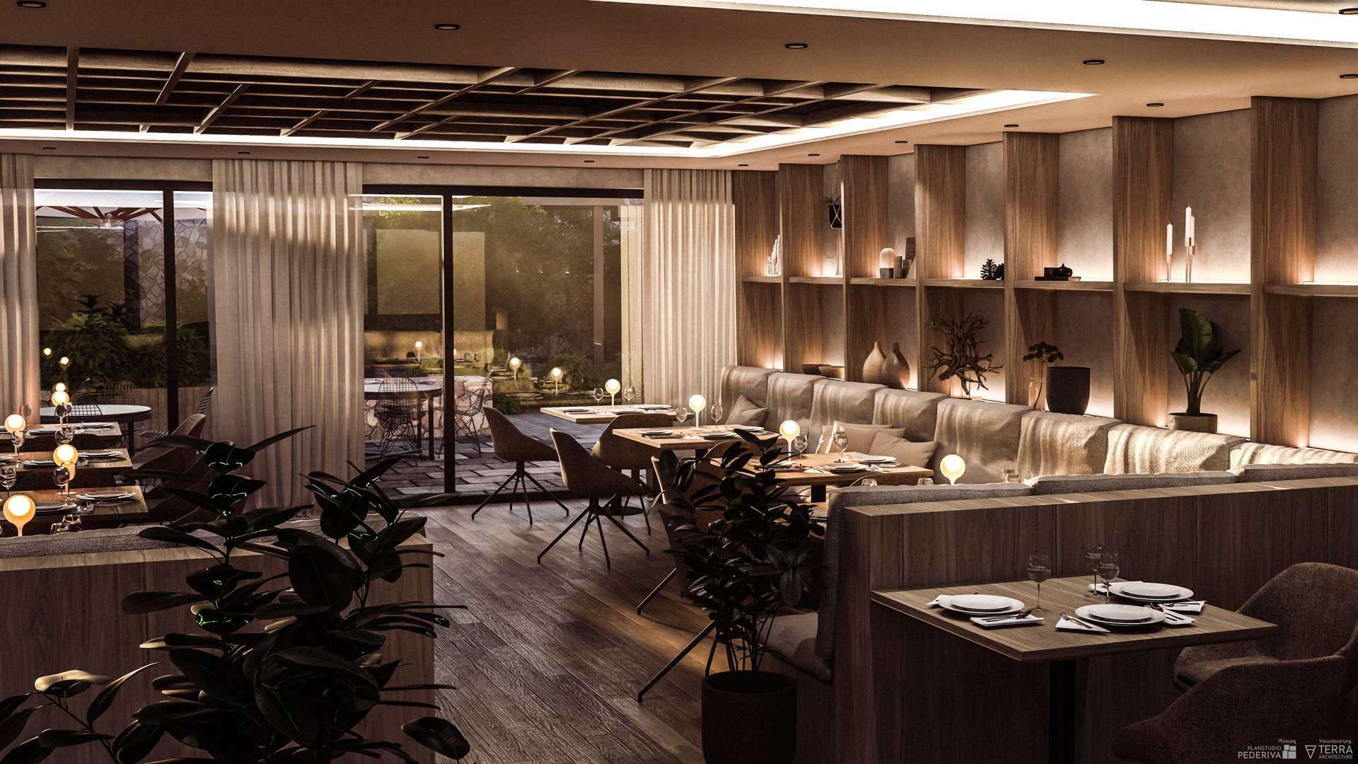 News Summer 2026 Cozy restaurant with warm lighting and wooden decor