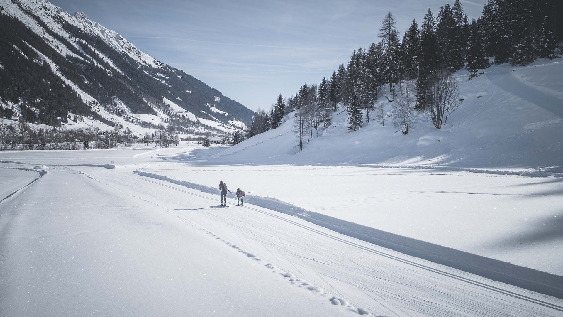 Cross-country skiing in and around Ridnaun